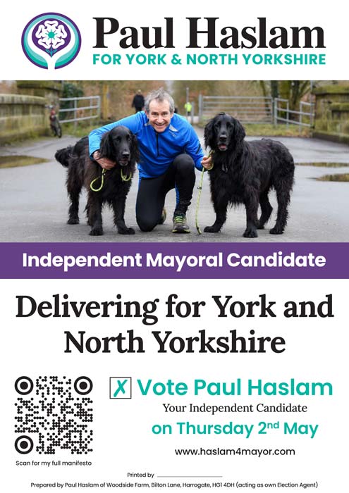 Haslam4Mayor Poster